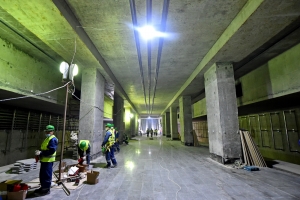 Собянин рассказал о ходе строительства станции «Народное Ополчение»