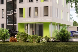 Более чем на 50% готова детско-взрослая поликлиника в Бирюлёве Восточном