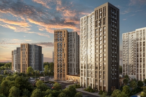 В ЖК «Прокшино» завершено строительство дома на 1077 квартир