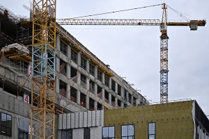 На территории МКНЦ им. Логинова благоустраивают парк