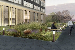 В ТПУ «Щукинская» появится черно-золотой торгово-офисный комплекс