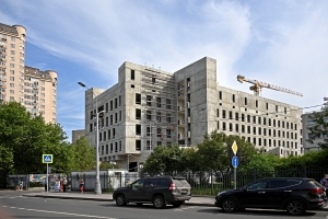 Готов каркас нового здания института имени Н.В. Склифосовского