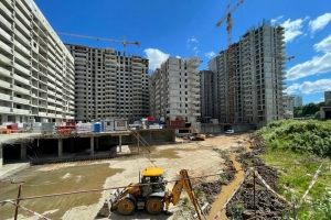 Начался монтаж лифтов еще в двух блоках корпуса 2 ЖК «Терлецкий парк»