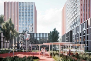 Фасад дома по реновации в Раменках выполнят из натурального камня