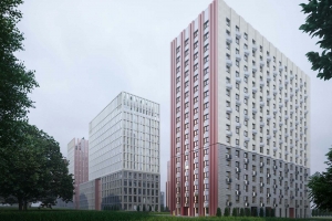 Дом по реновации на проспекте Вернадского облицуют натуральным камнем