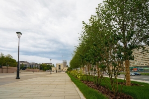 У станций метро «Динамо» и «Петровский парк» обустроили новое общественное пространство