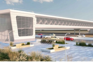 Узорчатые витражи украсят переход через МЦД-1 и дублер Кутузовского проспекта