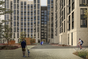 Дом в форме полки с книгами построят по реновации в районе Можайский