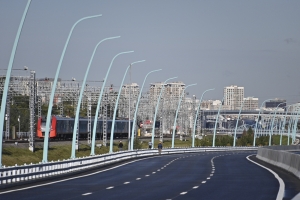 Более 12 км дорог и девять транспортных сооружений построили на двух новых участках СВХ