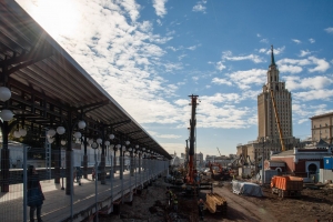 Реконструкция станции Каланчёвская МЦД выполнена почти на 60%