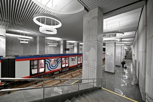 Технический пуск станций БКЛ метро «Терехово», «Кунцевская» и «Давыдково». С. Собянин