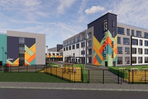 Школу и детский сад начали строить в районе Солнцево