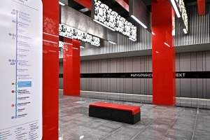 Отечественные материалы применяют при благоустройстве станций БКЛ метро