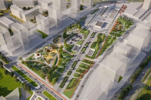 К АДЦ «Коммунарка» построили дорогу длиной 1,7 км