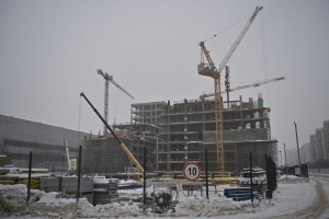 Уникальную бетонную смесь используют при строительстве НКЦ