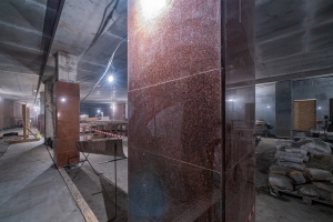 Стартовали архитектурно-отделочные работы на станции «Рижская» БКЛ метро