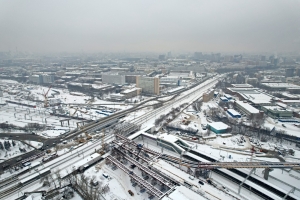 Эстакада с улицы Нижегородская на северный участок МСД построена на 65%