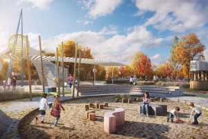 В поселке Кокошкино появится космическая игровая площадка