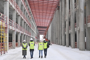 Двухэтажные лифты появятся в высотной части Национального космического центра