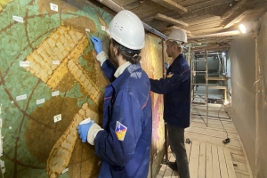 Собянин осмотрел ход реставрации Театра эстрады