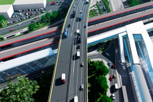 За год в новой Москве построят более 30 км дорог и 8 станций метро и МЦД