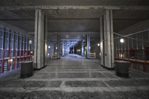 Мэр осмотрел строящуюся станцию «Лианозово» салатовой ветки метро