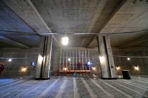 Осмотр строительства станции «Лианозово» Люблинско-Дмитровской линии метро. С. Собянин, А. Бочкарёв, С. Жуков