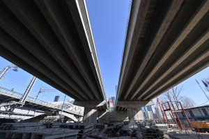 Развязку на пересечении Северного дублера Кутузовского проспекта и ТТК построят в 2024 году