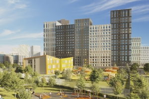 Готов монолит школы на 825 мест в районе ÁLIA в Покровском-Стрешневе