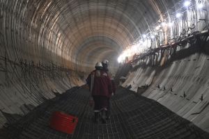 На новом участке Люблинско-Дмитровской линии идет обустройство тоннелей