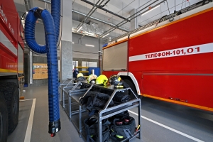 Фасад и кровля здания пожарного депо на «ЗИЛе» почти готовы