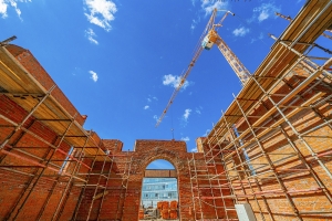 Сооружается наземная часть храма Архистратига Михаила и его чуда в Хонех в СВАО