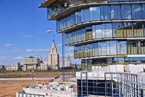 В научно-технологической долине МГУ строят пять из семи кластеров