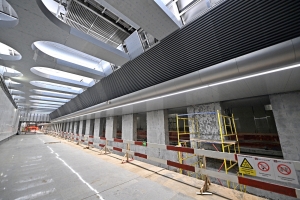 Пути станции «Текстильщики» БКЛ метро готовят к приему поездов