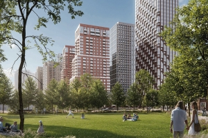 Рядом с метро «Белорусская» построят ЖК с арт-галереями и сухим фонтаном