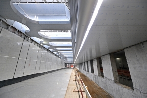 На станции «Текстильщики» БКЛ метро смонтировали световое оборудование