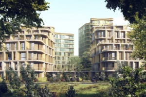 Офисный центр с «зеленой» кровлей построят в ЖК «СберСити»