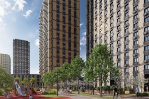 Террасы и цветники на крыше появятся в ЖК «Парксайд» на юге столицы