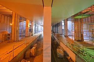 Конструкции пересадочного узла со станции «Печатники» БКЛ метро на салатовую ветку готовы на 90%