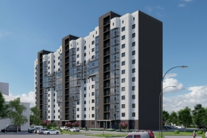 Фасады проблемного дома в ТиНАО выполнят в белом и графитовом цвете