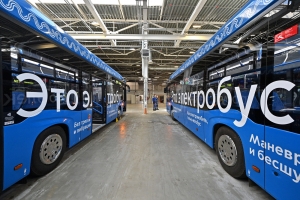 Завершается строительство электробусного парка в районе Митино