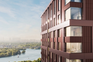 Начался монтаж энергосберегающих окон в домах второй очереди ЖК ÁLIA