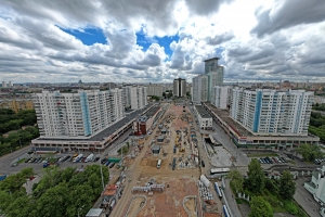 Возле станции «Сокольники» БКЛ метро расширят тротуары