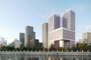 Живые изгороди и искусственные холмы украсили Level Стрешнево