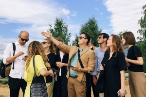 Финалисты конкурса осмотрели место будущего общественного центра ЖК «Прокшино»