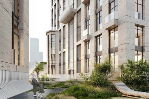 ЖК на Автозаводской улице оформят панелями «юрский известняк»