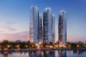 Зеркальный пруд и парящие мосты появятся на набережной в Дорогомилово