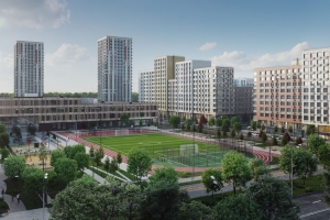 Около 80 тыс. кв. метров благоустроено в рамках ЖК LIFE- Варшавская