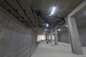 Началась отделка пассажирской зоны станции метро «Аэропорт Внуково»