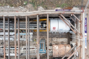 Между станциями «ЗИЛ» и «Крымская» Троицкой линии метро начали строить тоннель